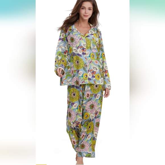 Yini Lulu silk satin pajama set - Picture 1 of 1